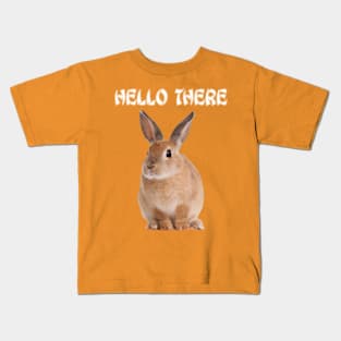 Hello There Rabbit Kids T-Shirt